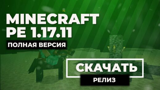 Скачать Minecraft PE 1.17.11 релиз полная версия